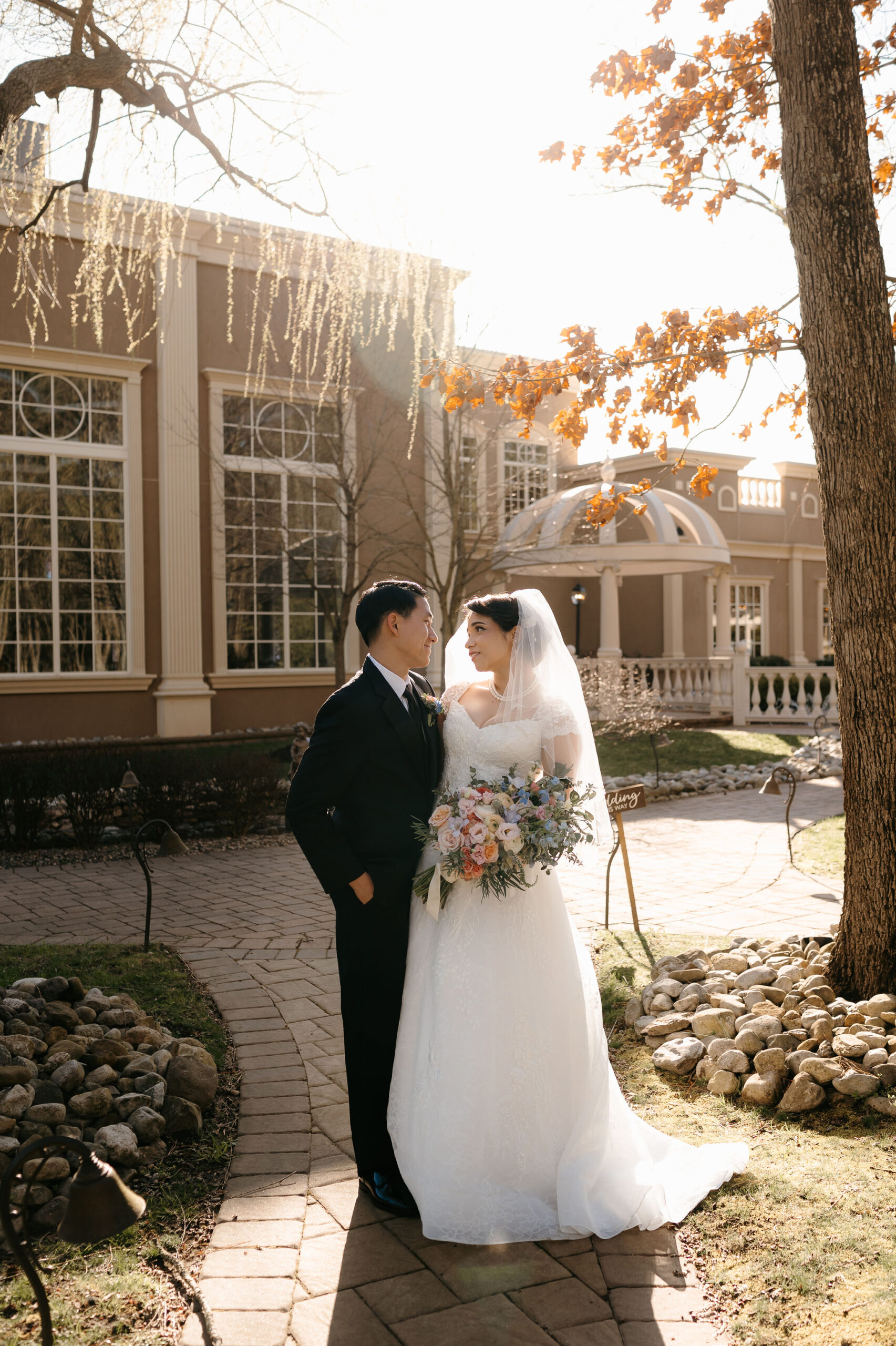 spring wedding photo by Lisa Blanche Photography
