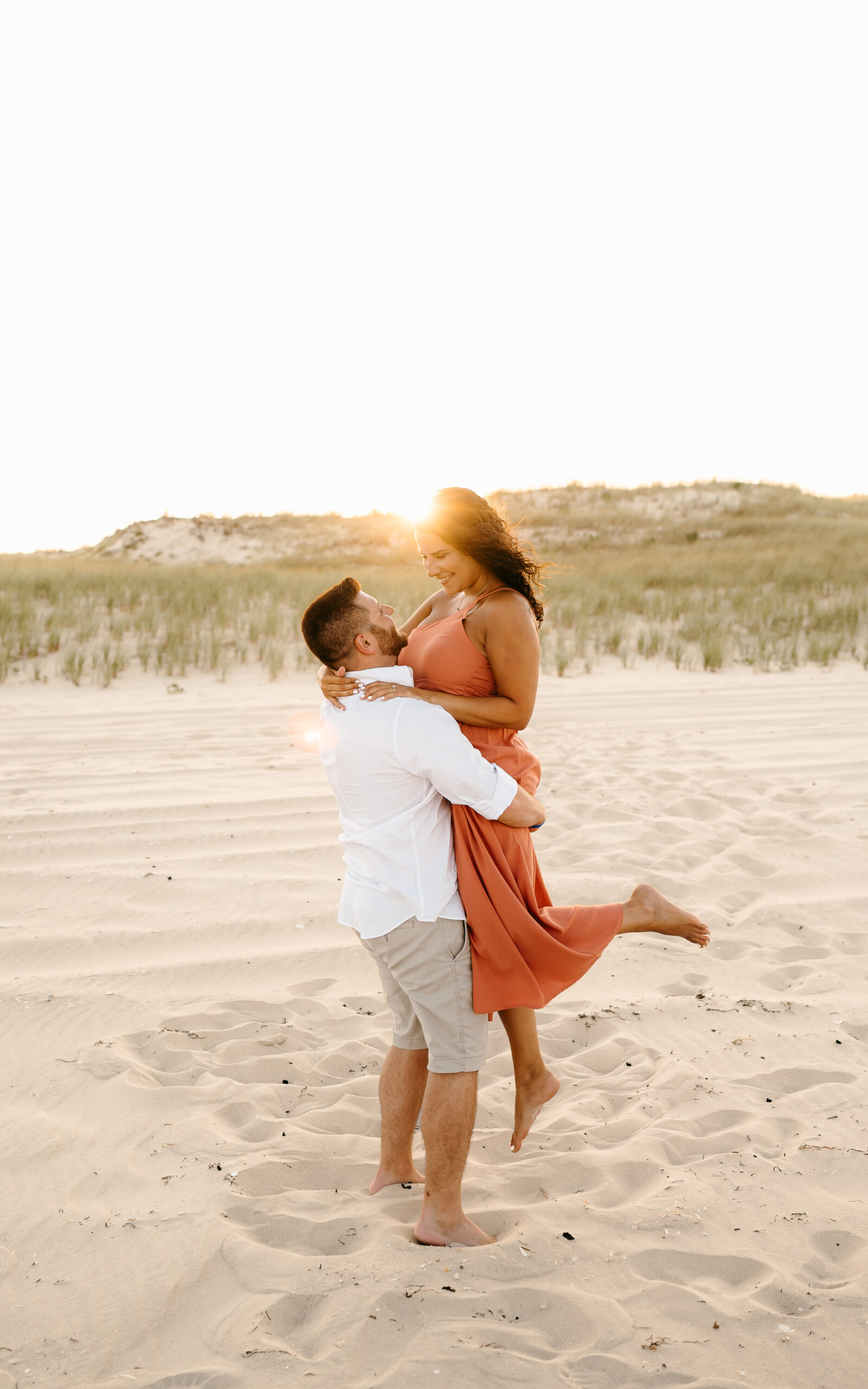 Island Beach State Park engagement session by Lisa Blanche Photography
