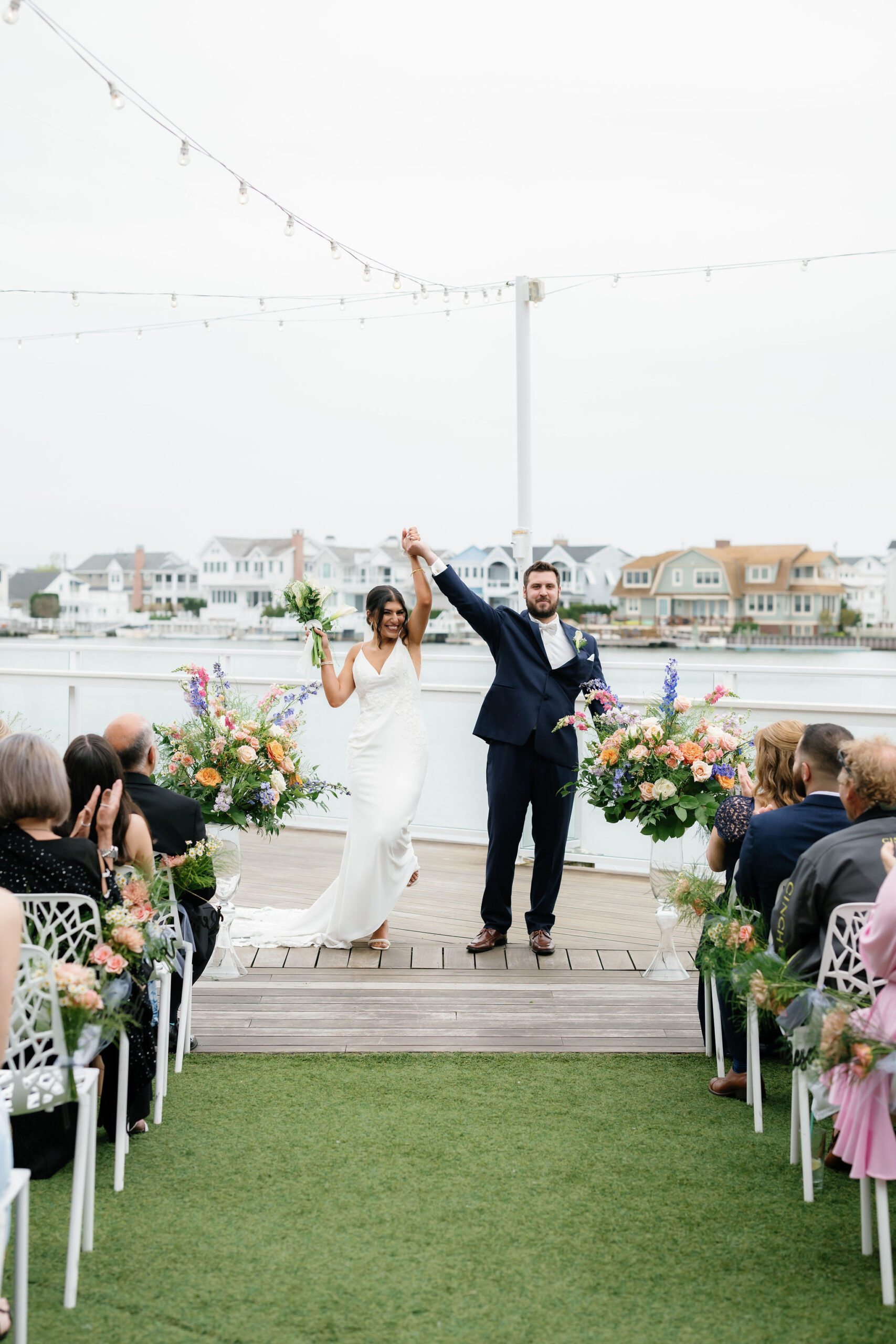 wedding ceremony at the Reeds by Lisa Blanche Photography
