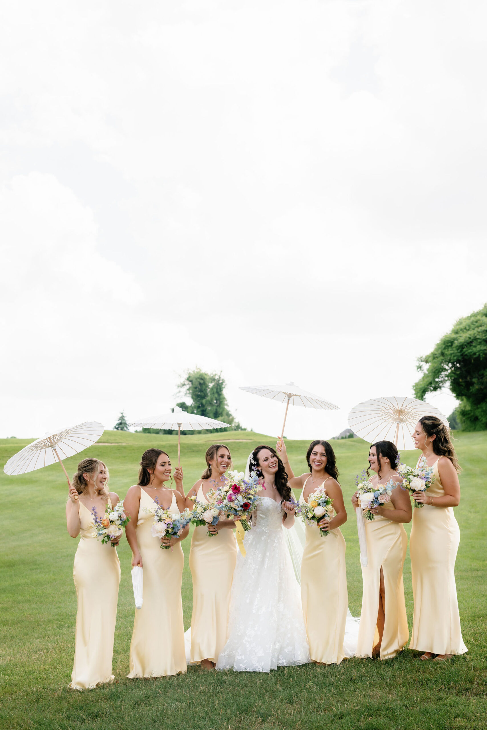 bridal party by Lisa Blanche Photography