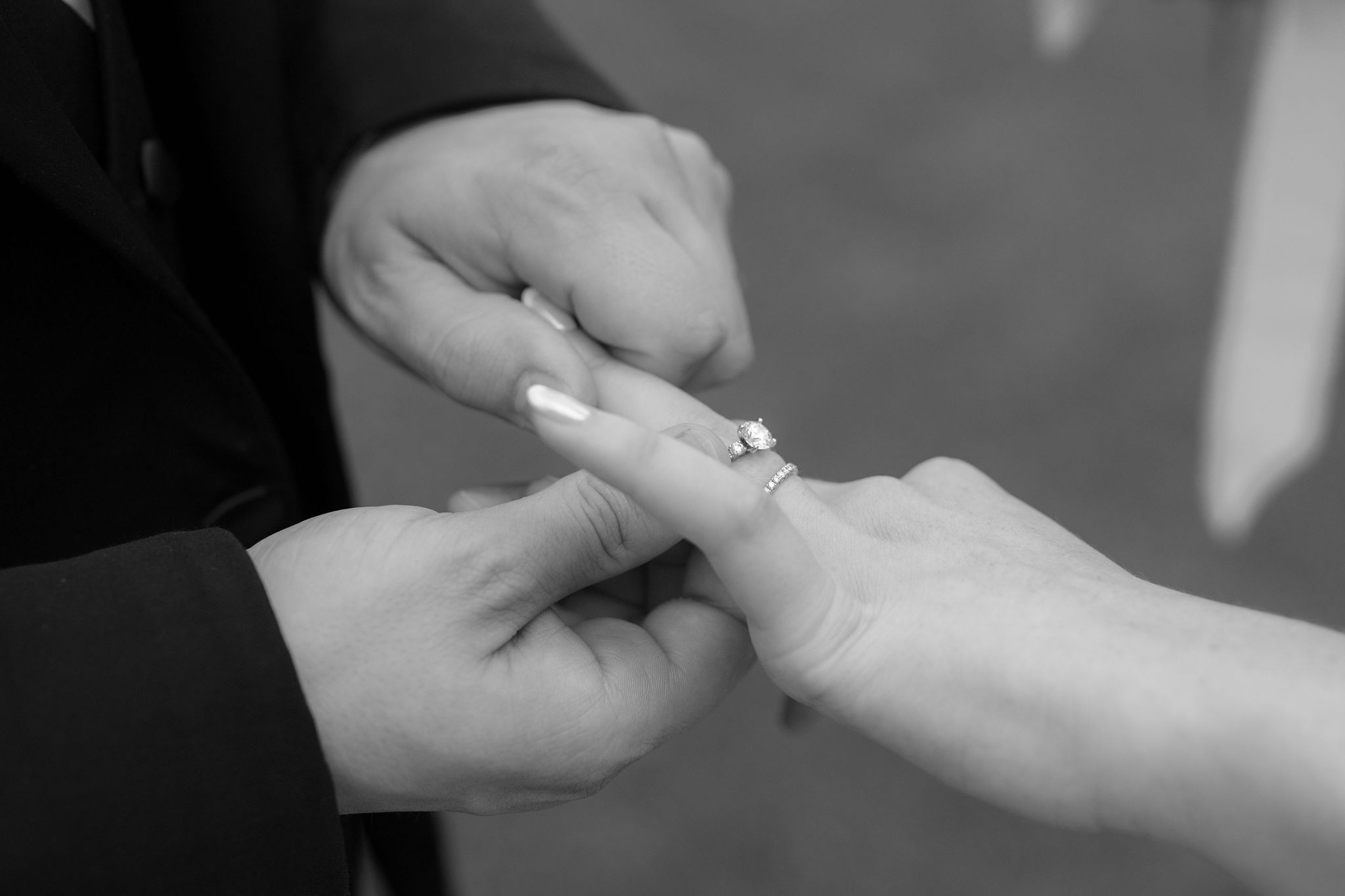 wedding rings by Lisa Blanche Photography