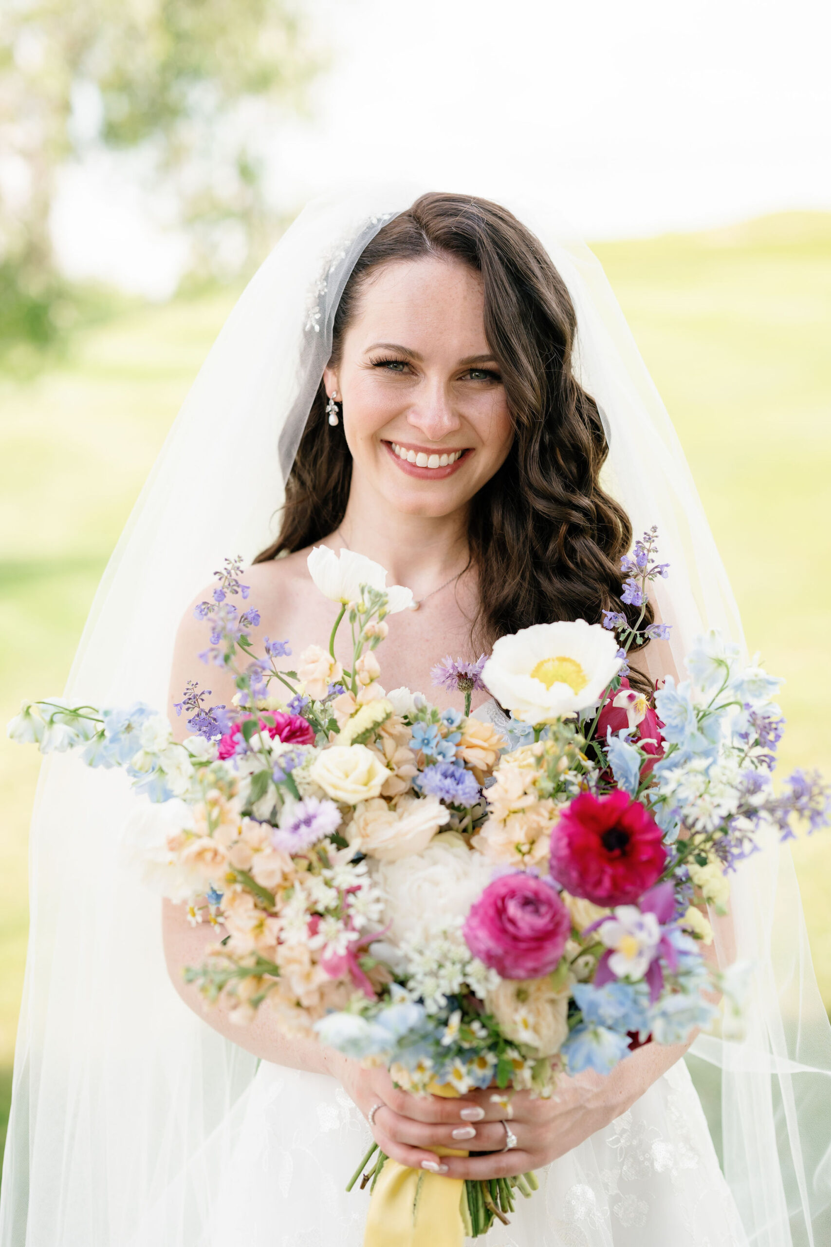 bride portrait by Lisa Blanche Photography