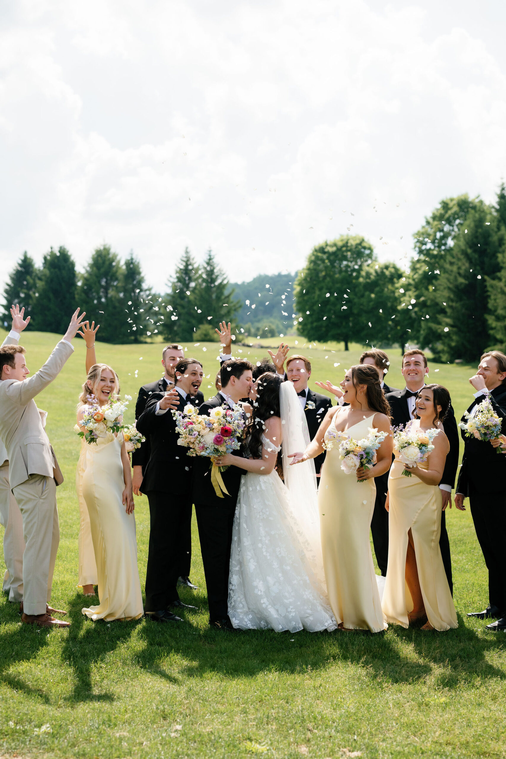 bridal party by Lisa Blanche Photography