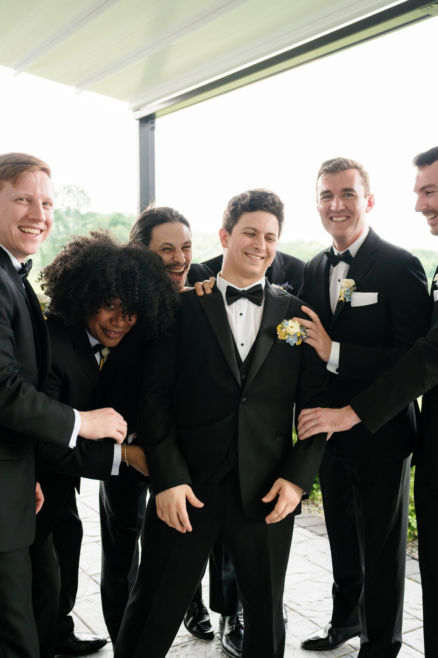 groom party by Lisa Blanche Photography