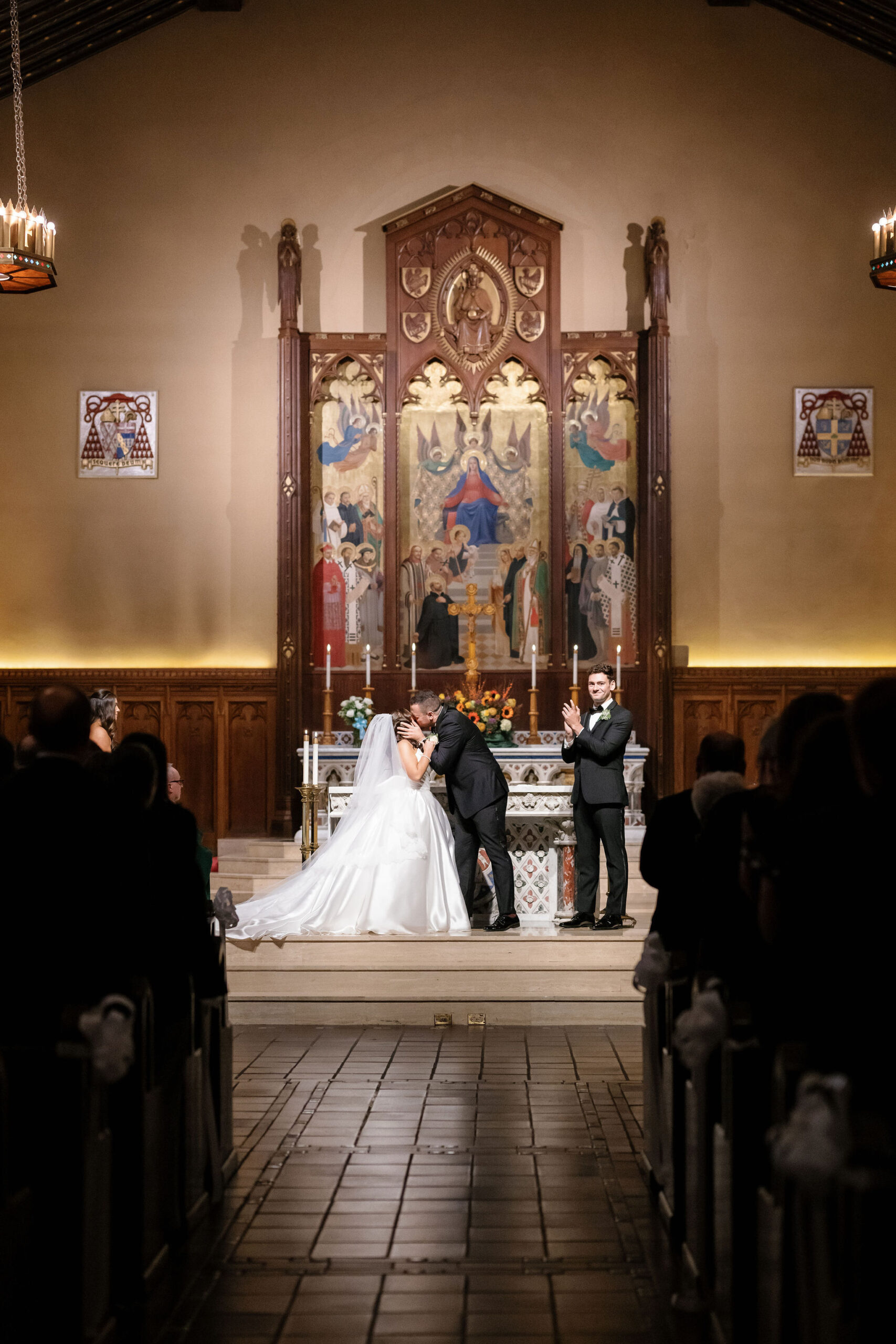 wedding kiss