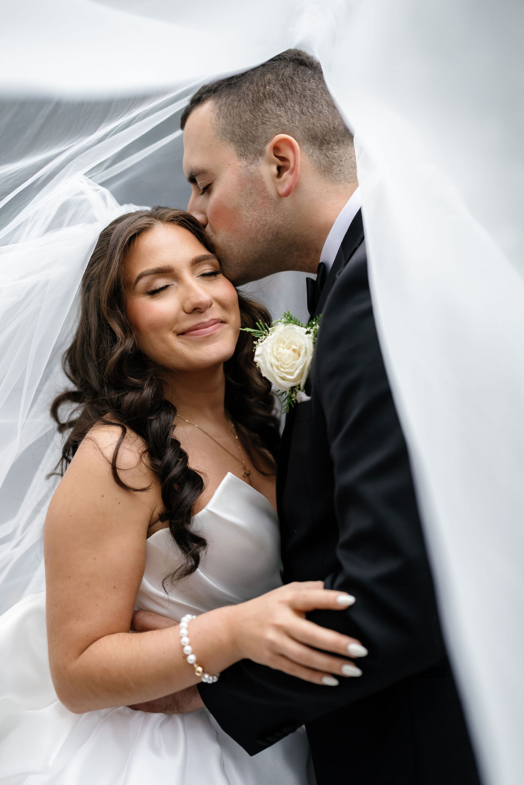 Black tie fall wedding