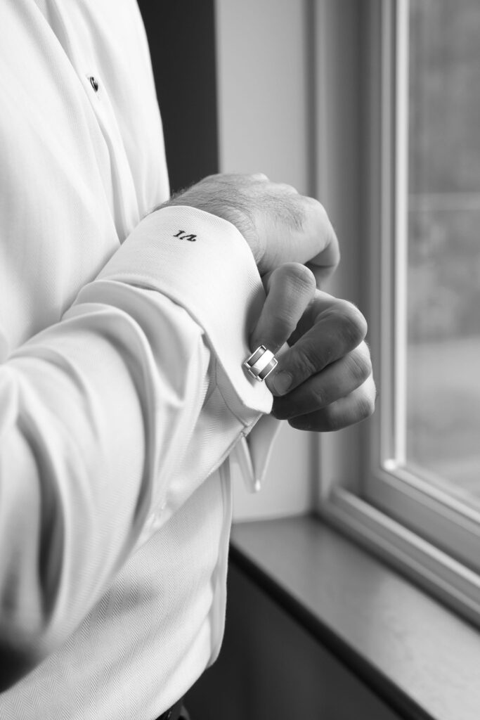 groom getting ready